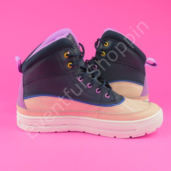 Nike ACG Woodside Boots Size 6Y High Sanddrift Obsidian 524872-100 - Picture 6 of 9